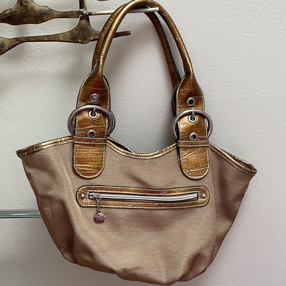 NEW Kathy Van Zeeland Purse. Color is gold/bronze - Picture 6 of 11